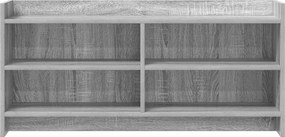 vidaXL Ντουλάπι TV 100 x 33 x 47 εκ Γκρι Sonoma Επεξεργασμένο Ξύλο