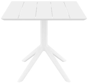 SIESTA PARIS WHITE 80X80X74εκ. ΤΡΑΠΕΖΙ ΠΟΛ/ΝΙΟΥ 80X80X74εκ.20.0865