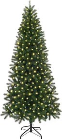 vidaXL Τεχνητό Χριστουγεννιάτικο Δέντρο Πράσινο 210 cm ΠΕ και PVC