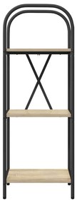 vidaXL Ράφι Βιβλίων Sonoma Δρυς 40 x 30 x 109 εκ Επεξεργασμένο ξύλο