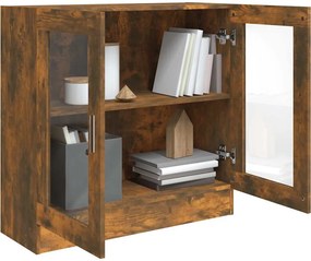 vidaXL Βιτρίνα Καπνιστή Δρυς 82,5x30,5x80 εκ. από Επεξεργασμένο Ξύλο