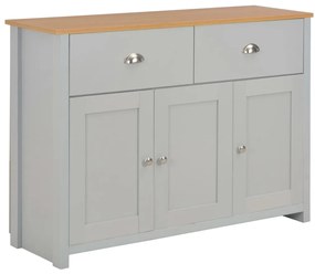 vidaXL Μπουφές Γκρι 112 x 35 x 81 εκ.