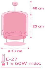 Little Elephant Pink παιδικό φωτιστικό οροφής (61332[S]) - 61332S