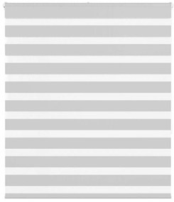 vidaXL Ζέβρα τυφλή Ανοιχτό Γκρι Πλάτος υφάσματος 115,9 εκ. Πολυεστέρας
