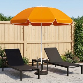 vidaXL Ομπρέλα Κήπου 160 cm 170T πολυεστέρας Πορτοκαλί