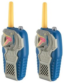 eKids Jurrasic World FRS Deluxe Walkie Talkies Με Εμβέλεια 150 Μέτρων Μπλε-Γκρι JW-212
