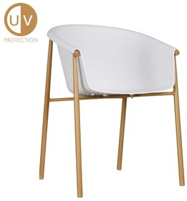 Liberta CARINA ΚΑΡΕΚΛΑ ΛΕΥΚΟ 59x57xH80cn 59x57xH80cn 27-0158