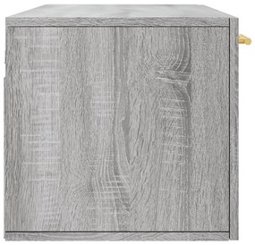 vidaXL Ντουλάπι Τοίχου Γκρι Sonoma 100x36,5x35 εκ. Επεξεργασμένο Ξύλο