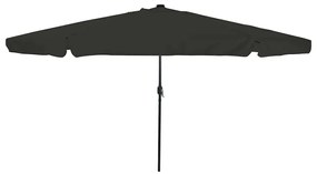 vidaXL Ομπρέλα Κήπου Μαύρο 395 x 395 x 245 εκ. Πολυεστέρας