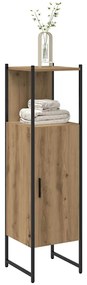 vidaXL Ντουλάπι μπάνιου Δρυς τεχνίτης 33x33x120,5 cm