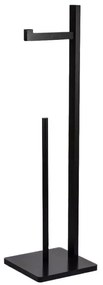 Βάση για χαρτί υγείας Kinghoff KH 1749, Bamboo, 19x71cm, Για 5 ρολά, Μαύρο