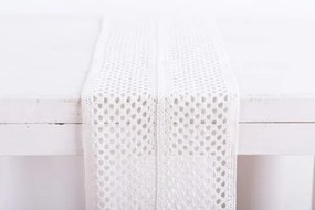 Beauty Home ΔΑΝΤΕΛΑ ΒΑΜΒΑΚΕΡΗ 23CM “ΓΕΩΜΕΤΡΙΚΟ”  Λευκό