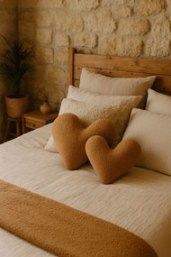 Διακοσμητικό Μαξιλάρι Καφέ TEDDY KALP SMALL 38x33x9