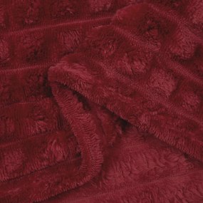 vidaXL Κουβέρτα Βεραμάν Κόκκινο 240 x 220 cm Μαλλί