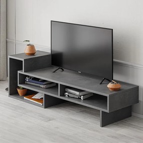 ΕΠΙΠΛΟ ΤΗΛΕΟΡΑΣΗΣ TETRA MEGAPAP ΧΡΩΜΑ ΓΚΡΙ ΡΕΤΡΟ 136,7X40X42ΕΚ.