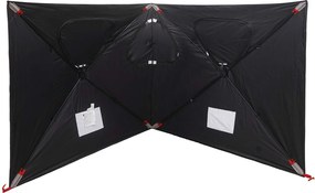 vidaXL Τέντα Κυνήγι Λευκό Μαύρο 145 x 145 x 150 εκ
