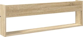 vidaXL Ράφι Περιοδικών Δρύς Sonoma 100 x 12 x 30 εκ Επεξεργασμένο ξύλο