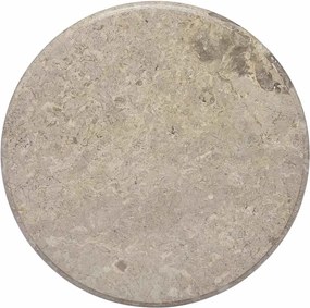 vidaXL Επιφάνεια Τραπεζιού Γκρι Ø60 x 2,5 εκ. Μαρμάρινη