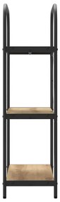 vidaXL Ράφι Βιβλίων artisan δρυς 60 x 30 x 109 εκ Επεξεργασμένο ξύλο