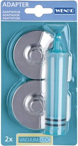 Αυτοκόλλητα Τοποθέτησης (Σετ 2τμχ) Wenko Vacuum Loc 20643100