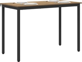 vidaXL Τραπεζαρίες 110 x 55 x 75 cm ΜΕΤΑΛΛΟ Ορθογώνιος