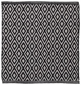 Πατάκι Μπάνιου 60x60cm Cotton Sealskin Trellis Black 800107