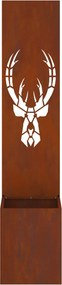 vidaXL Οθόνη Ιδιωτικότητας Κήπου Σκ rusty 32 x 32 x 150 εκ