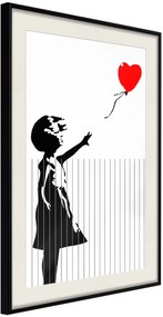 Αφίσα - Banksy: Love is in the Bin - 40x60 - Μαύρο - Με πασπαρτού