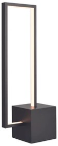 Φωτιστικό Επίτοιχο Aca PN30LEDTBK AELIA Μαύρο Ματ (Black Mat) 3000K