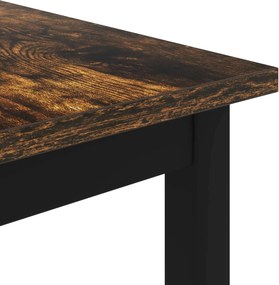vidaXL Τραπεζάκι σαλονιού Καπνιστό Δρύς 100 x 50 x 45 cm