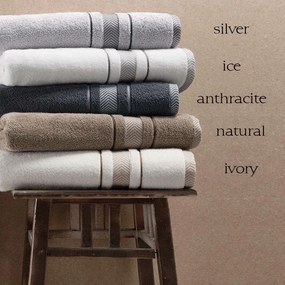 Πετσέτα Ava Silver Guy Laroche Face 50x90cm 100% Cotton