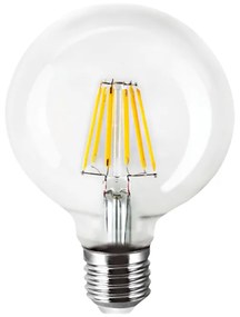 Λάμπα LED Filament φούσκα G95 Ε27 6W