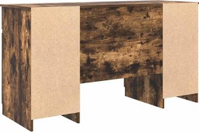 vidaXL Γραφείο Καπνιστή δρυς 140 x 49 x 76 εκ. Επεξεργασμένο ξύλο