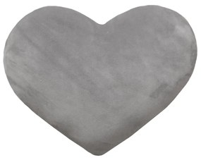 Διακοσμητικό Μαξιλαράκι 30x30εκ. Polyester Heart Silver Saint Clair