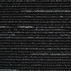 vidaXL Πλακάκι Χαλιού Ριγέ Μαύρο 50 x 50 cm 36 pcs