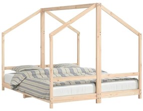 vidaXL Πλαίσιο Παιδικού Κρεβατιού 2x(80x200) εκ. από Μασίφ Ξύλο Πεύκου