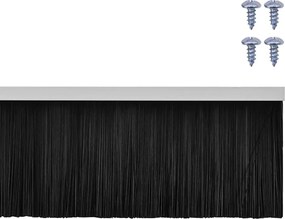 vidaXL Σφραγίδες πόρτας με βούρτσες που προσαρτώνται 12 pcs Λευκό