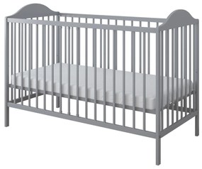 Βρεφικό Κρεβάτι Basic  Grey  60x120cm  BC10092 BabyCute