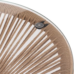 ΣΕΤ ΕΞΩΤΕΡΙΚΟΥ ΧΩΡΟΥ 3ΤΜΧ ACAPULCO HM21100 TWISTED WICKER-ΜΕΤΑΛΛΟ