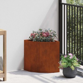 vidaXL Γωνιακό Ροδόδεντρο Σκ rusty 30 x 30 x 35 εκ