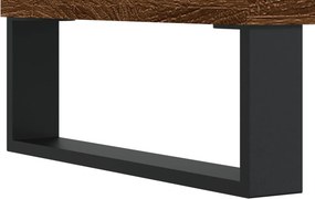 vidaXL Δισκοθήκη Καφέ Δρυς 85 x 38 x 48 εκ. από Επεξεργασμένο Ξύλο
