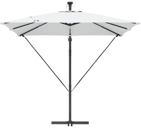 vidaXL Ομπρέλα Cantilever Banana Άμμος 249 x 249 x 250 εκ.