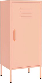 vidaXL Ντουλάπι Αποθήκευσης Ροζ 42,5x35x101,5 εκ. από Ατσάλι