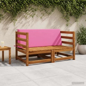 vidaXL Μαξιλάρι πλάτης SOEST 100% Πολυεστέρας Ροζ 120 x 20 x 40 cm