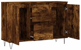 vidaXL Ντουλάπι Καπνιστή Δρυς 101,5x35x70 εκ. από Επεξεργασμένο Ξύλο