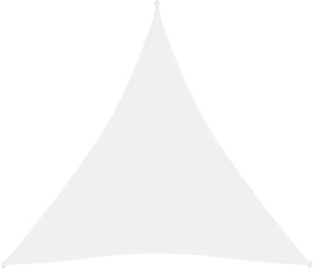 vidaXL Πανί Σκίασης Τρίγωνο Λευκό 6 x 6 x 6 μ. από Ύφασμα Oxford