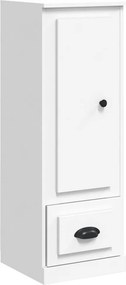 vidaXL Ντουλάπι Λευκό 36 x 35,5 x 103,5 εκ. από Επεξεργασμένο Ξύλο