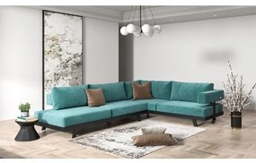 Savvidis Furniture  Γωνιακός Καναπές με Αναστρέψιμη Γωνία N4 Μπλε 312x223εκ. Rolltechnic BEST-512498688