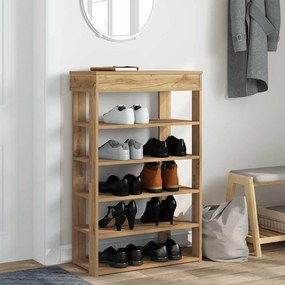 Ράφι παπουτσιών Artisan Oak 60x30x98 cm Κατασκευασμένο ξύλο - Καφέ