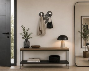 Μεταλλική Κρεμάστρα τοίχου Arabesque Fango Arti e Mestieri